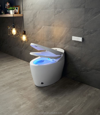 Bâtiment de bureaux de luxe basse citerne Eco Smart automatique toilettes intelligentes avec réglable la température et les caractéristiques techniques
