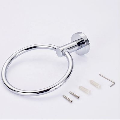 Personnaliser OEM style anneau de serviette d'argent en acier inoxydable pour cuisine accessoire salle de bains classique de surface moderne hôtel technique