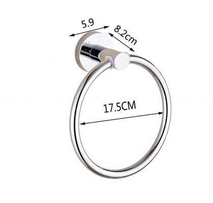 Personnaliser OEM style anneau de serviette d'argent en acier inoxydable pour cuisine accessoire salle de bains classique de surface moderne hôtel technique
