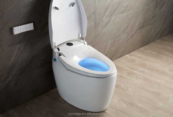 Bâtiment de bureaux de luxe basse citerne Eco Smart automatique toilettes intelligentes avec réglable la température et les caractéristiques techniques