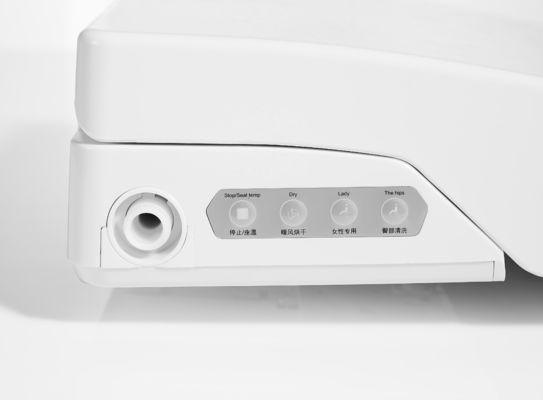 Couverture intelligente du siège de toilette avec plaque de couverture tampon et télécommande incluse